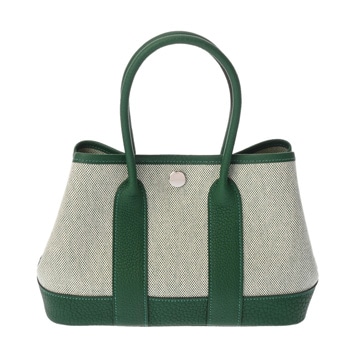 エルメス ネオガーデンパーティ 23 エクリュ/ヴェールモワイヤン ネゴンダ/トワルアッシュ レディース バッグ 【未使用】【bag】