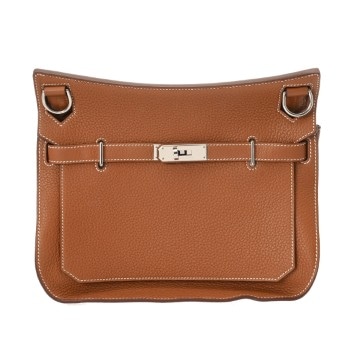 エルメス ジプシエール 28  ゴールド トリヨンクレマンス レディース バッグ 【中古】【bag】