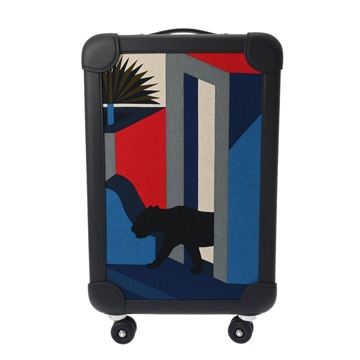 エルメス キャリーバッグ R.M.S キャビン ブルーニュイ トワルアッシュプリュム/トリヨンガレット ユニセックス バッグ 【中古】【bag】