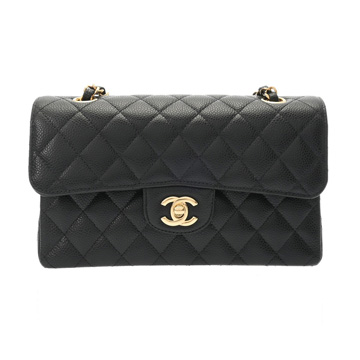 シャネル マトラッセ クラシック スモール ハンドバッグ 23cm ブラック A01113 グレインドカーフスキン レディース バッグ 【中古】【bag】