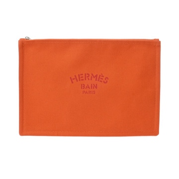 エルメス ヨッティング GM オレンジ コットンキャンバス ユニセックス 【未使用】【other】