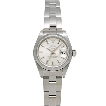 ロレックス オイスターパーペチュアル デイト 79190 シルバー レディース 時計 【中古】【wristwatch】