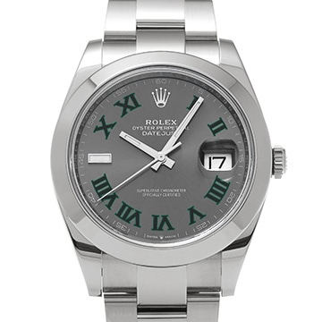 ロレックス デイトジャスト 41 126300 スレート メンズ 時計 【中古】【wristwatch】