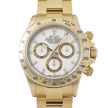 ロレックス コスモグラフ デイトナ 116528 ホワイト メンズ 時計 【中古】【wristwatch】