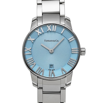 ティファニー アトラス 2ハンド 29mm 37447188 アイスブルー レディース 時計 【中古】【wristwatch】