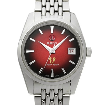 ラドー ゴールデンホース 1957 リミテッドエディション R33930355 レッド メンズ 時計 【中古】【wristwatch】