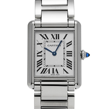 カルティエ タンク マスト LM ソーラービート WSTA0092 シルバー ユニセックス 時計 【中古】【wristwatch】