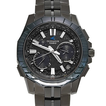 カシオ オシアナス マンタ OCW-SG1000CN-1AJR ブラック メンズ 時計 【中古】【wristwatch】