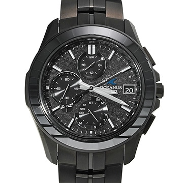 カシオ オシアナス マンタ OCW-S7000CN-1AJF ブラック メンズ 時計 【中古】【wristwatch】