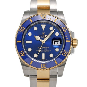 ロレックス サブマリーナ デイト 116613LB ブルー メンズ 時計 【中古】【wristwatch】
