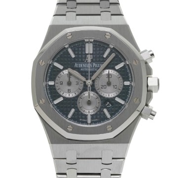 オーデマ ピゲ ロイヤルオーク クロノグラフ 26331ST.OO.1220ST.01 ブルー/ロジウム メンズ 時計 【中古】【wristwatch】