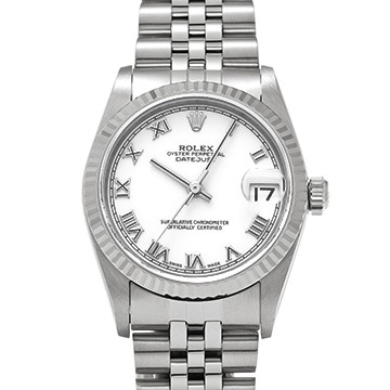 ロレックス デイトジャスト 78274 ホワイト ユニセックス 時計 【中古】【wristwatch】