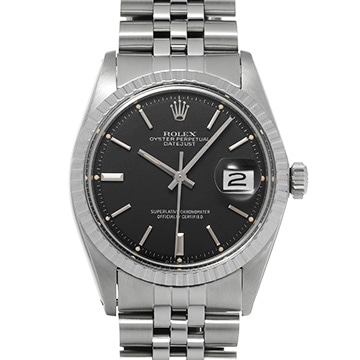 ロレックス デイトジャスト 1603 ブラック メンズ 時計 【中古】【wristwatch】