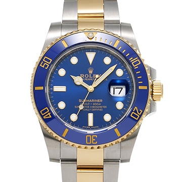 ロレックス サブマリーナ デイト 116613LB ブルー メンズ 時計 【中古】【wristwatch】