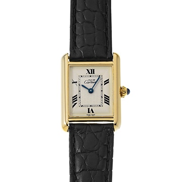 カルティエ マストタンク SM W1013654 アイボリー レディース 時計 【中古】【wristwatch】