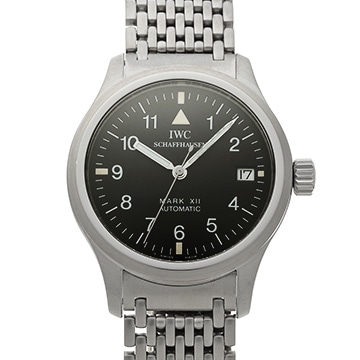 IWC パイロットウォッチ マーク XII IW324102 ブラック メンズ 時計 【中古】【wristwatch】