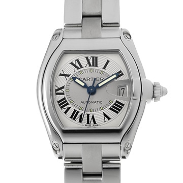カルティエ ロードスター LM W62000V3 シルバー レディース 時計 【中古】【wristwatch】