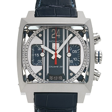 タグ ホイヤー モナコ 24 キャリバー36 クロノグラフ CAL5111.FC6299 シルバー/ブルー メンズ 時計 【中古】【wristwatch】
