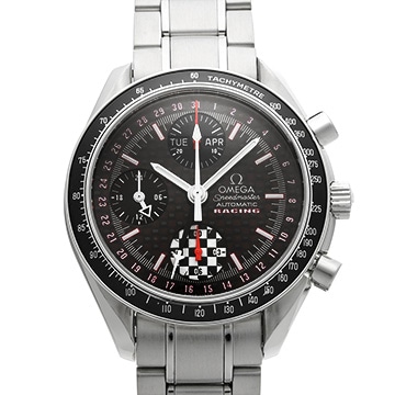 オメガ スピードマスター レーシング ミハエル・シューマッハ 2002 3529.50 ブラック メンズ 時計 【中古】【wristwatch】