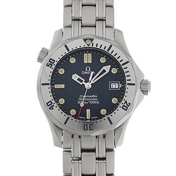 オメガ シーマスター 300 ミッドサイズ 2562.80 ブルー ユニセックス 時計 【中古】【wristwatch】