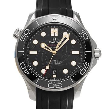オメガ シーマスター ダイバー300 コーアクシャル マスタークロノメーター ジェームズ・ボンド 210.22.42.20.01.004 ブラック メンズ 時計 【中古】【wristwatch】