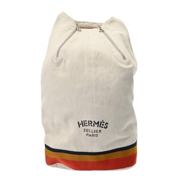 エルメス キャバリエ ワンショルダーバッグ アイボリー キャンバス レディース バッグ 【中古】【bag】