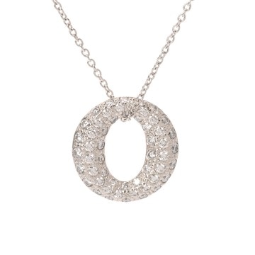 ティファニー セピアナネックレス パヴェダイヤ シルバー Pt950プラチナ レディース ジュエリー 【中古】【jewelry】