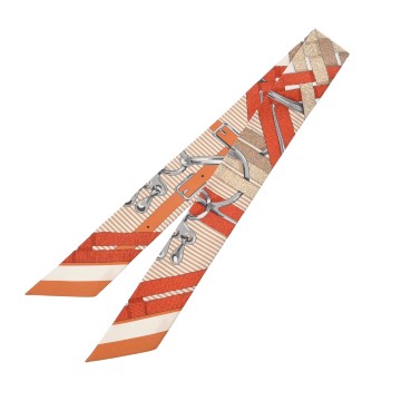 エルメス ツイリー MORS A JOUETS CHEMISE マルチカラー 063419S シルク100％ レディース 【新品】【other】