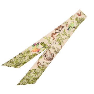 エルメス ツイリー EQUATEUR マルチカラー 061798S シルク100％ レディース 【新品】【other】