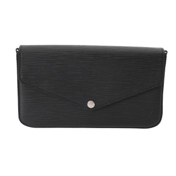 ルイ ヴィトン エピ ポシェットフェリシー ノワール M62648 レザー ユニセックス バッグ 【中古】【bag】