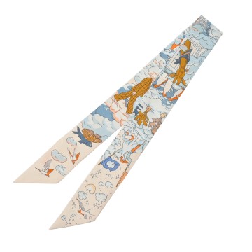 エルメス ツイリー SUR MON NUAGE マルチカラー 063900S シルク100％ レディース 【新品】【other】
