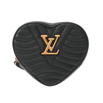 ルイ ヴィトン ニューウェーブ ハートバッグ ノワール M52796 カーフレザー レディース バッグ 【中古】【bag】