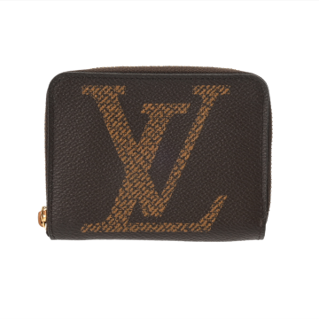 ルイ ヴィトン モノグラムジャイアント ジッピーコインパース  ブラウン M69354 モノグラムキャンバス ユニセックス 財布 【中古】【purse】