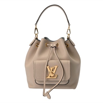 ルイ ヴィトン ロックミー・バケット NV グレージュ M57688 グレインカーフレザー レディース バッグ 【中古】【bag】