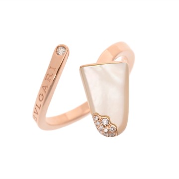 ブルガリ ジェラーティ リング #54 ゴールド K18ピンクゴールド PG レディース ジュエリー 【中古】【jewelry】