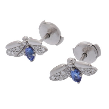 ティファニー ペーパーフラワー ファイヤーフライ ピアス シルバー Pt950プラチナ レディース ジュエリー 【中古】【jewelry】