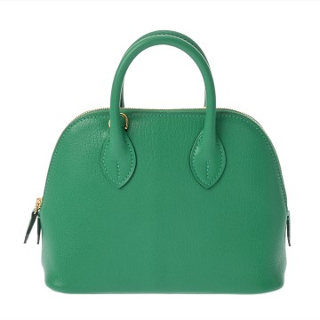 エルメス ボリード1923 ミニ ミント シェーブル レディース バッグ 【中古】【bag】