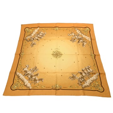 エルメス カレ 90 COSMOS マルチカラー シルク100％ レディース 【中古】【other】