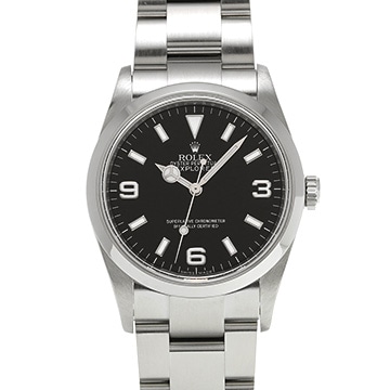 ロレックス エクスプローラー 114270 ブラック メンズ 時計 【中古】【wristwatch】