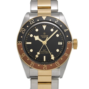 チューダー / チュードル ヘリテージ ブラックベイ GMT S&G 79833MN ブラック メンズ 時計 【中古】【wristwatch】