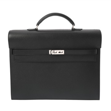 エルメス ケリーデペッシュ 32 ブラック ヴォーエプソン メンズ バッグ 【中古】【bag】