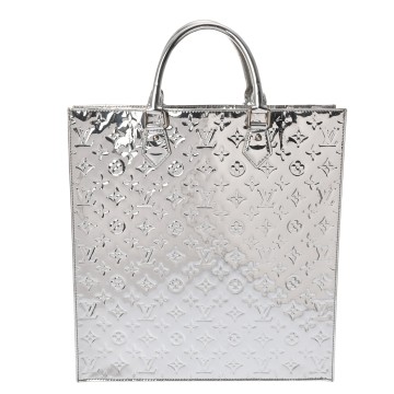 ルイ ヴィトン モノグラムミロワール サックプラ シルバー M40269 モノグラムミロワール ユニセックス バッグ 【中古】【bag】