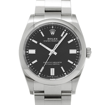 ロレックス オイスターパーペチュアル 36 126000 ブラック メンズ 時計 【中古】【wristwatch】