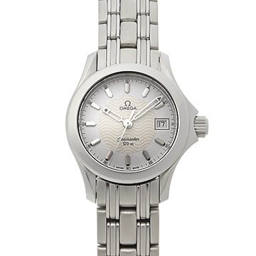 オメガ シーマスター 120 クォーツ 2581.21 ホワイト レディース 時計 【中古】【wristwatch】