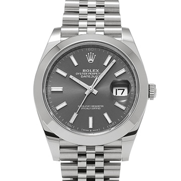 ロレックス デイトジャスト 41 126300 スレート メンズ 時計 【中古】【wristwatch】