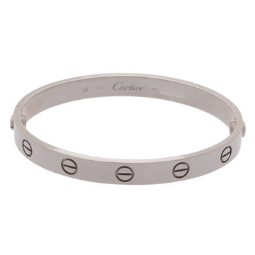 カルティエ ラブブレスレット #16 旧型 シルバー K18ホワイトゴールド WG レディース ジュエリー 【中古】【jewelry】
