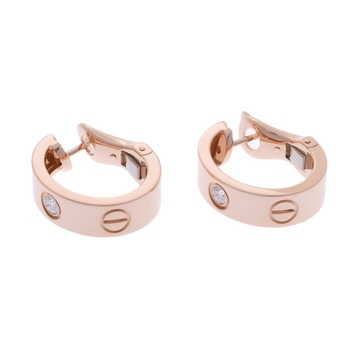 カルティエ ラブ ピアス 1PD ゴールド K18ピンクゴールド PG レディース ジュエリー 【中古】【jewelry】