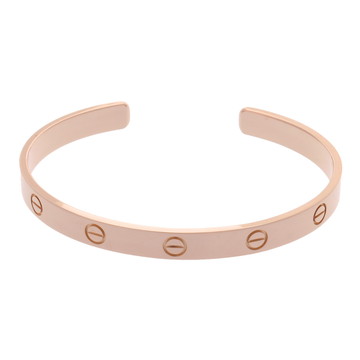 カルティエ ラブオープンブレスレット #19 ゴールド K18ピンクゴールド PG レディース ジュエリー 【中古】【jewelry】
