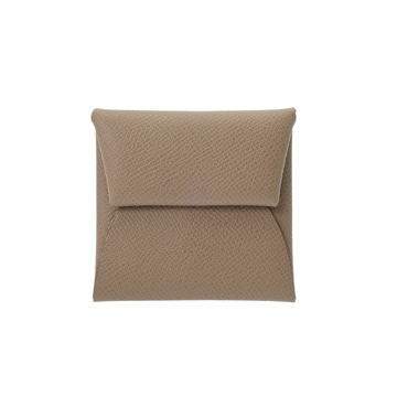 エルメス バスティア エトゥープ ヴォーエプソン ユニセックス 財布 【未使用】【purse】