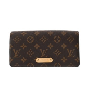 ルイ ヴィトン モノグラム ウォレット オン チェーン・リリー ブラウン M82509 モノグラムキャンバス レディース バッグ 【未使用】【bag】